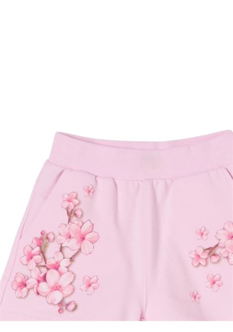 Shorts bambina rosa in cotone Monnalisa | 19E4045003/ANROSA