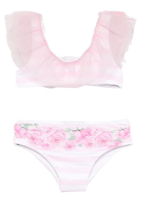 Costume da bagno bambina due pezzi Monnalisa | 39E0415095/ANROSA