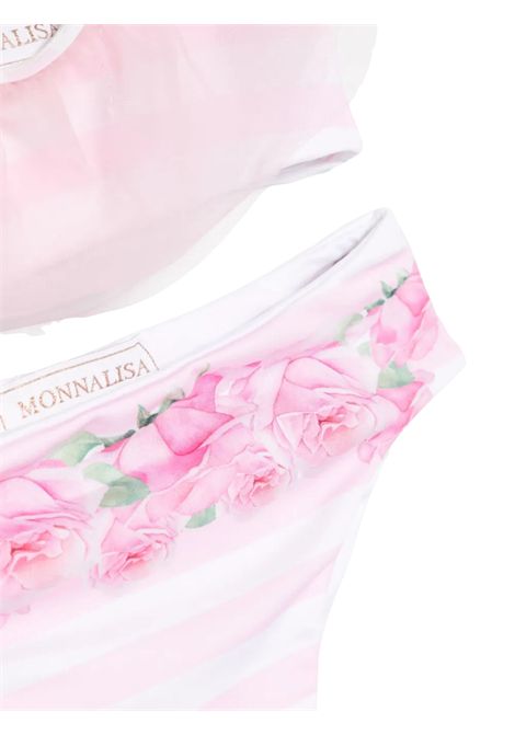 Costume da bagno bambina due pezzi Monnalisa | 39E0415095/ANROSA