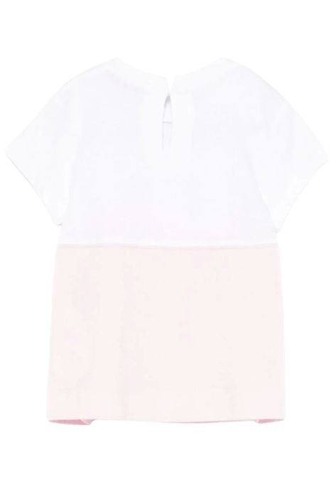 T-shirt neonata bianca in cotone Monnalisa | 39E6005002/ANBIANCO