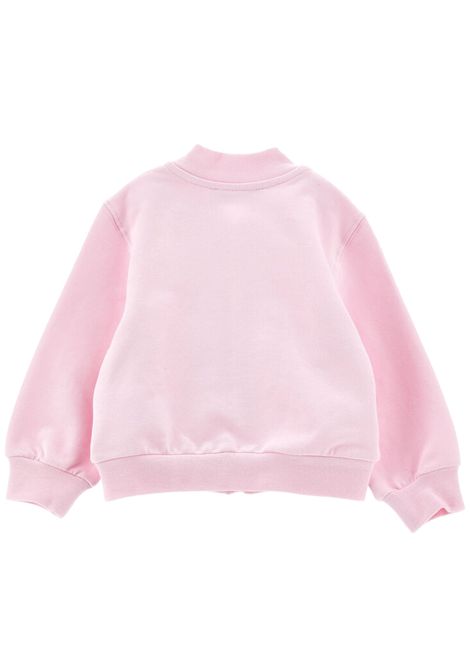 Felpa neonata rosa in cotone Monnalisa | 39E8015003/ANROSA