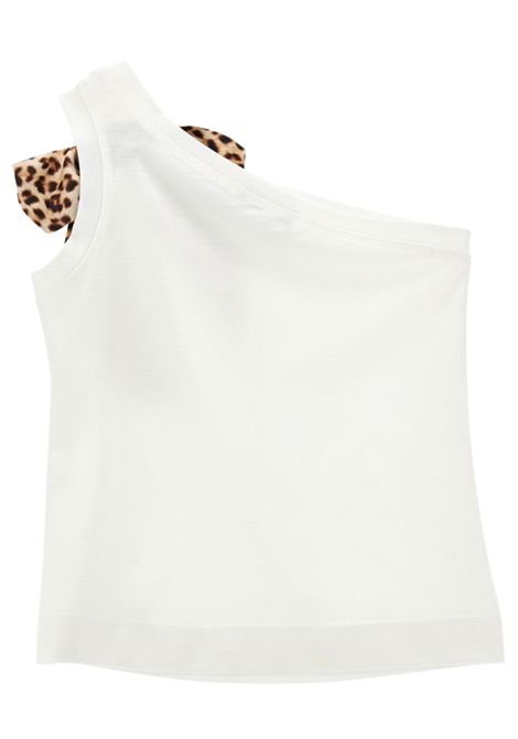 Top bambina bianco in viscosa Monnalisa | 41E6105208/ANBIANCO