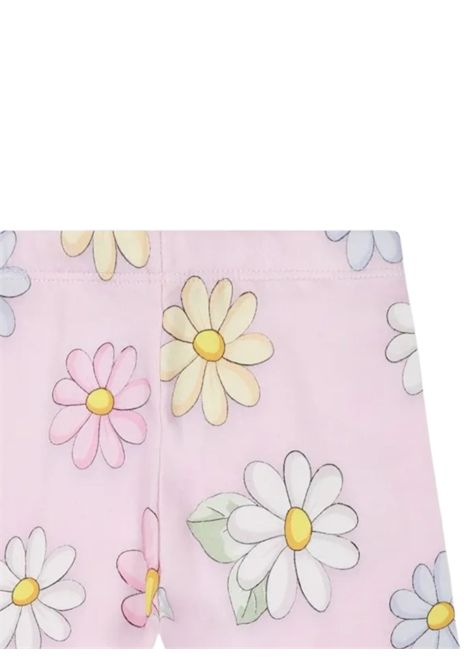 Leggins neonata rosa in cotone Monnalisa | 56620090/MAROSA