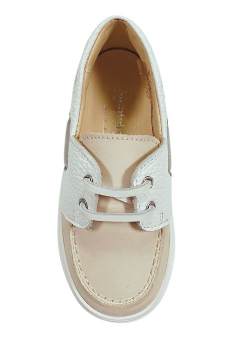 Scarpe bambino beige in pelle MONTELPARE | MT7751/PIABEIGE