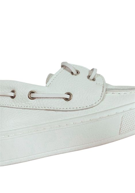 Scarpe bambino bianche in pelle MONTELPARE | MT7751/PIABIANCO
