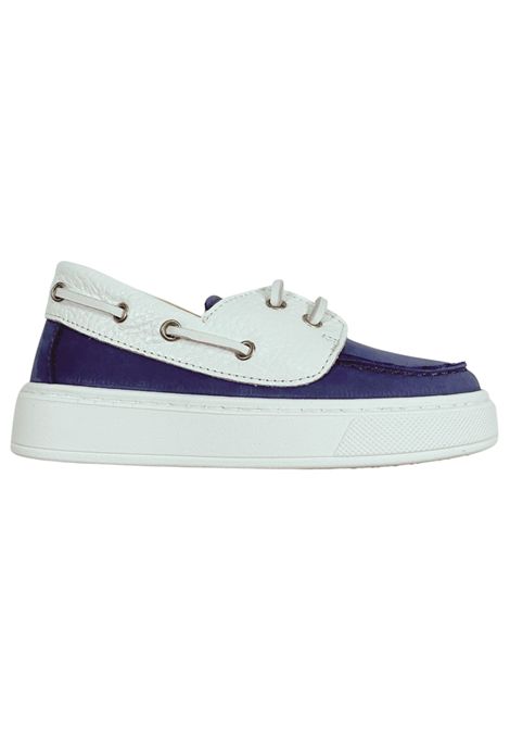 Scarpe bambino blu in pelle MONTELPARE | MT7751/PIABLU