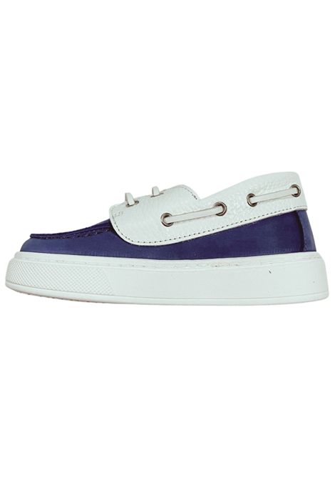Scarpe bambino blu in pelle MONTELPARE | MT7751/PIABLU