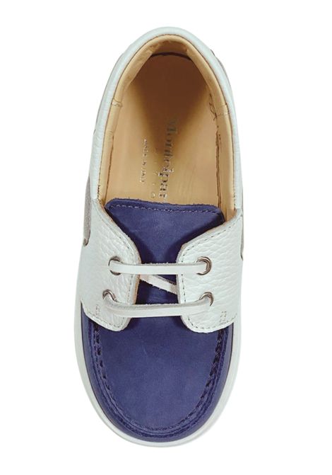 Scarpe bambino blu in pelle MONTELPARE | MT7751/PIABLU