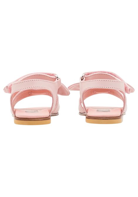 Sandalo bambina rosa in pelle Moschino | 80414/PIAROSA