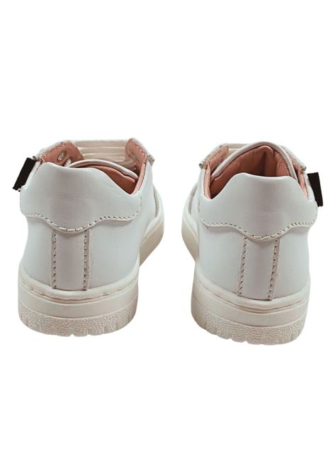 Scarpe bambina bianche in pelle Moschino | 80613/PIABIANCO