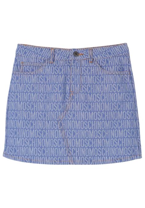 Girls' denim cotton skirt Moschino | HDJ03M/CEDENIM