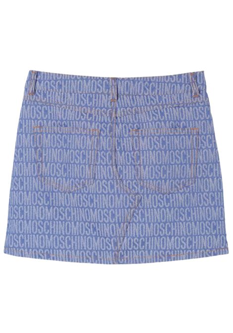 Girls' denim cotton skirt Moschino | HDJ03M/CEDENIM