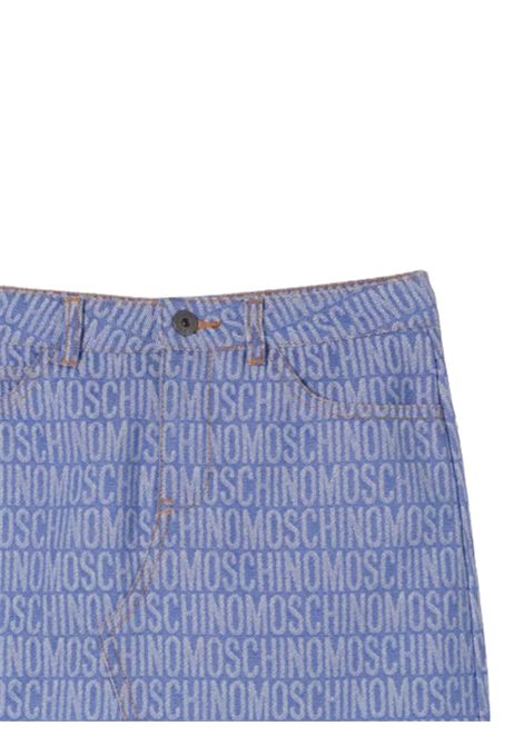 Girls' denim cotton skirt Moschino | HDJ03M/CEDENIM