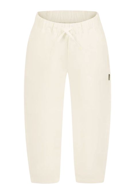 Cream cotton children's trousers MSGM | MSJBPA016/CEPANNA
