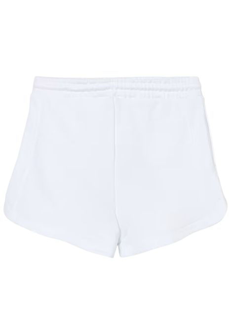 White cotton shorts for girls MSGM | MSJGSH095/CEBIANCO
