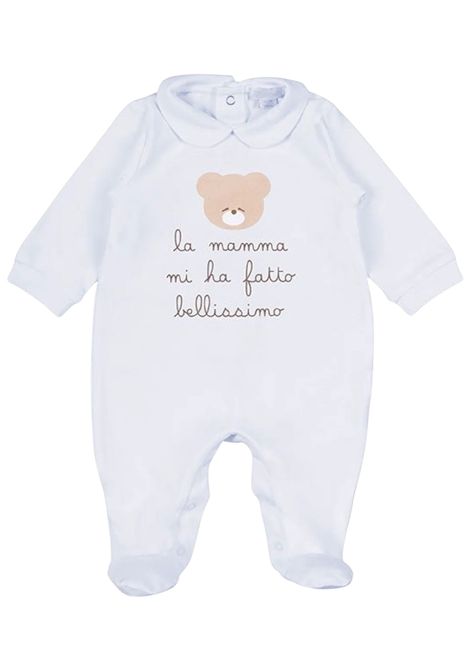 Tutina neonato azzurra in cotone NANAN | 10301AZZURRO