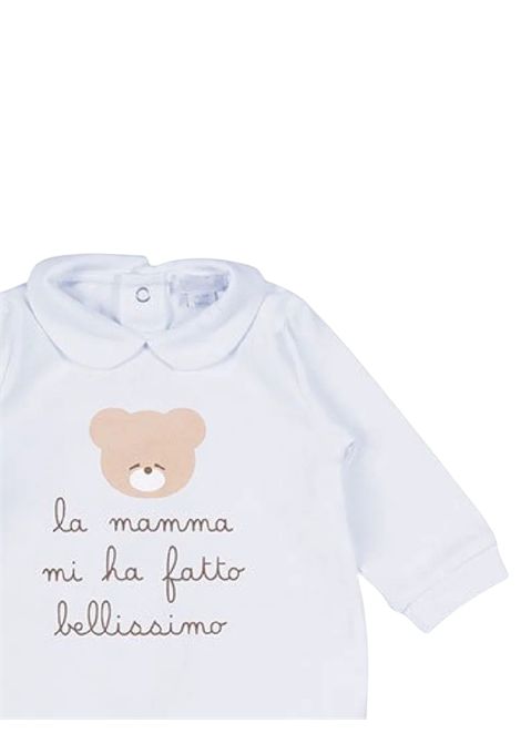 Tutina neonato azzurra in cotone NANAN | 10301AZZURRO