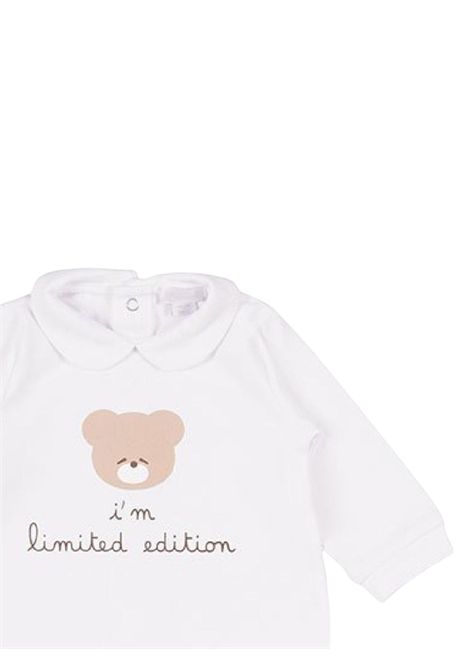 Tutina neonato bianca in cotone NANAN | 10501BIANCO