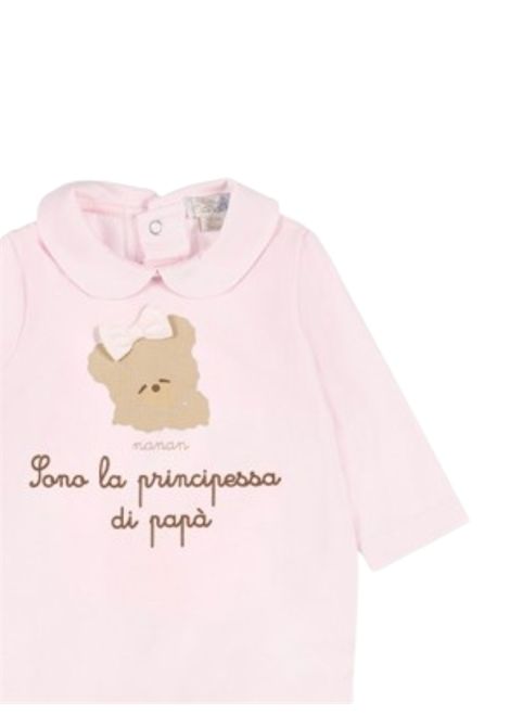 Tutina neonata rosa in cotone NANAN | 10901RROSA