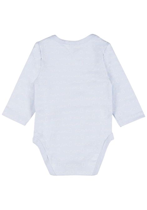 Body neonato azzurro in cotone NANAN | 1103AZZURRO