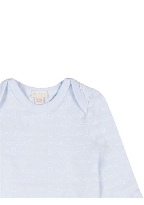 Body neonato azzurro in cotone NANAN | 1103AZZURRO