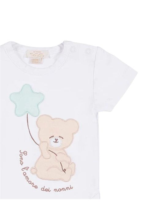 Body neonato bianco in cotone NANAN | 11701BIANCO