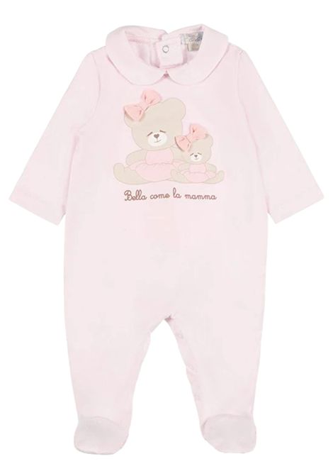 Tutina neonata rosa in cotone NANAN | 12201RROSA