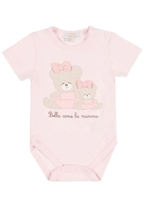 Body neonata rosa in cotone NANAN | 12301RROSA