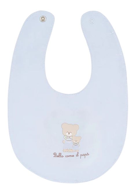 Bavaglino neonato azzurro in cotone NANAN | BAV04AAZZURRO