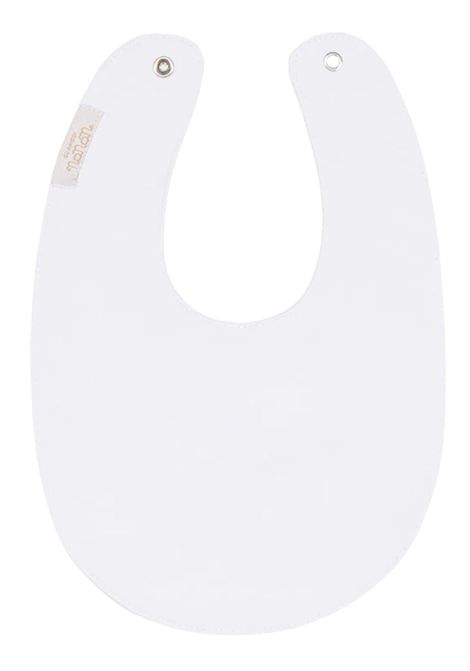 Bavaglino neonato bianco in cotone NANAN | BAV07BBIANCO