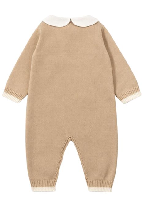 Tutina neonato beige in cotone NANAN | E25002BEBEIGE