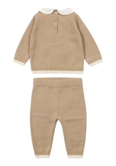 Completo neonato beige in cotone NANAN | E25003ABEIGE