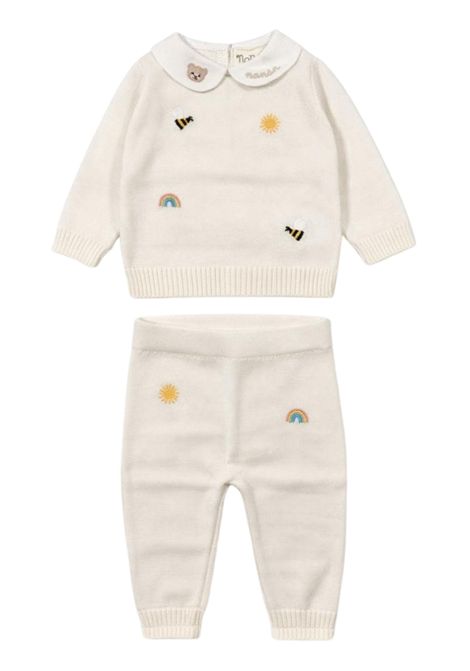 Completo neonato panna in cotone NANAN | E25003APANNA