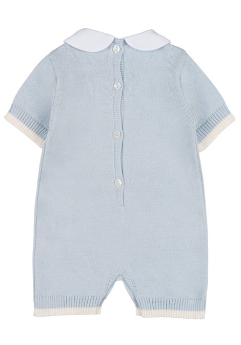 Baby blue cotton romper NANAN | E25004AZZURRO