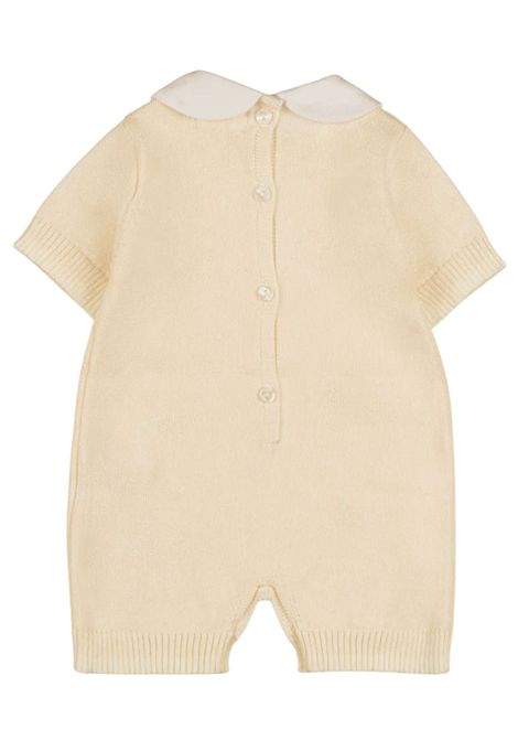 Beige cotton baby romper NANAN | E25004BEIGE