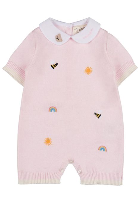 Pagliaccetto neonata rosa in cotone NANAN | E25004RROSA
