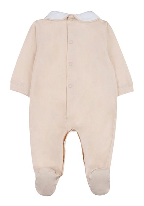 Sand-colored cotton baby romper NANAN | E25008SABBIA