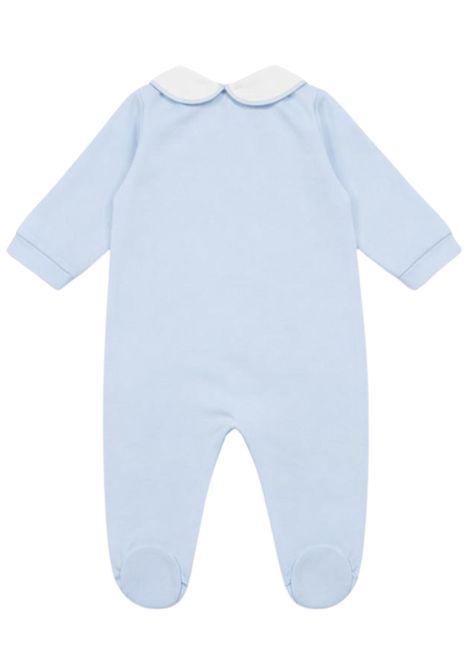 Blue cotton baby romper NANAN | E25009AZZURRO
