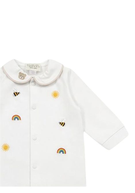 White cotton baby romper NANAN | E25009BIANCO