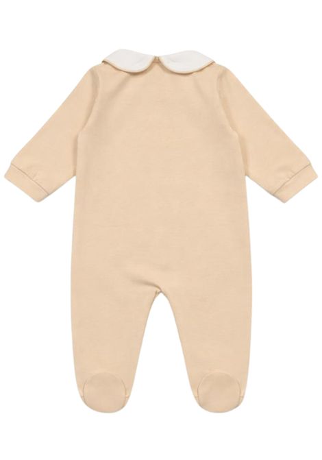 Sand-colored cotton baby romper NANAN | E25009SABBIA