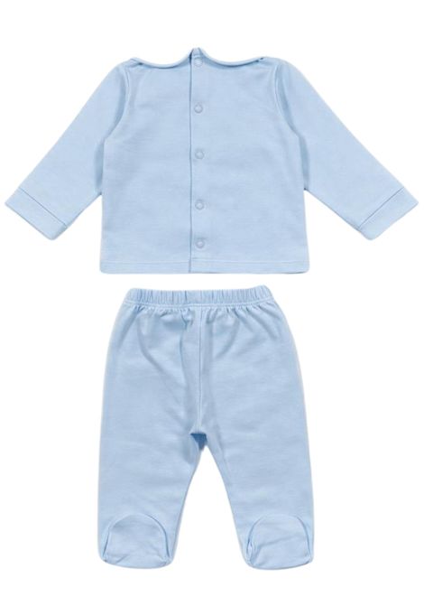 Blue cotton baby boy set NANAN | E250100AZZURRO