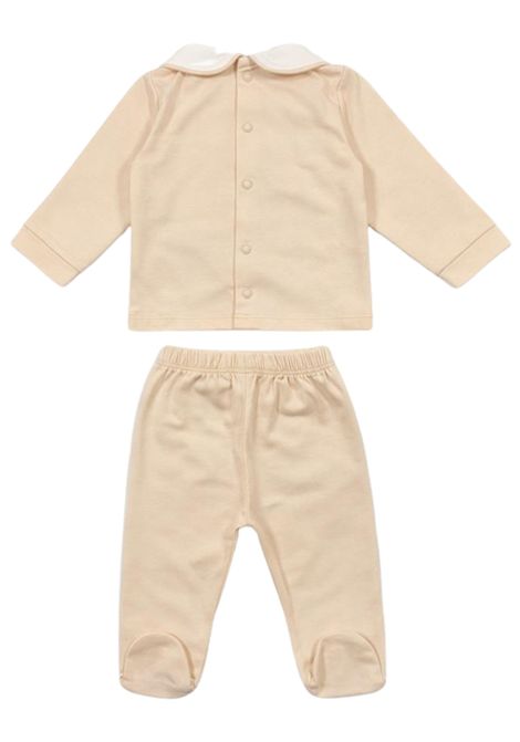 Completo neonata sabbia in cotone NANAN | E25010SABBIA