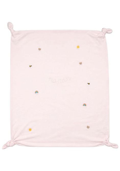 Pink cotton baby blanket NANAN | E25016RROSA