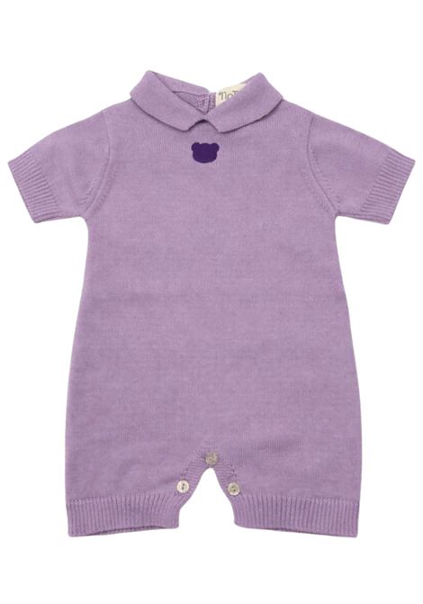 Pagliaccetto neonata lilla in cotone NANAN | E25020LLILLA