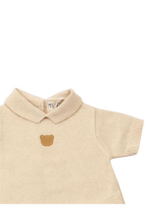Sand cotton baby romper NANAN | E25021SABBIA
