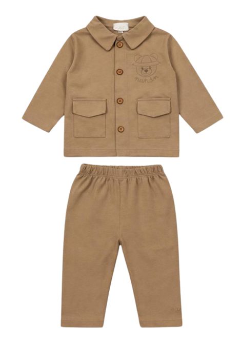 Beige cotton baby set NANAN | E25102BEIGE