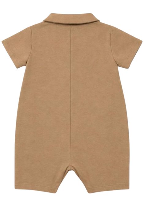 Tutina per neonato in cotone beige NANAN | E25103BEIGE