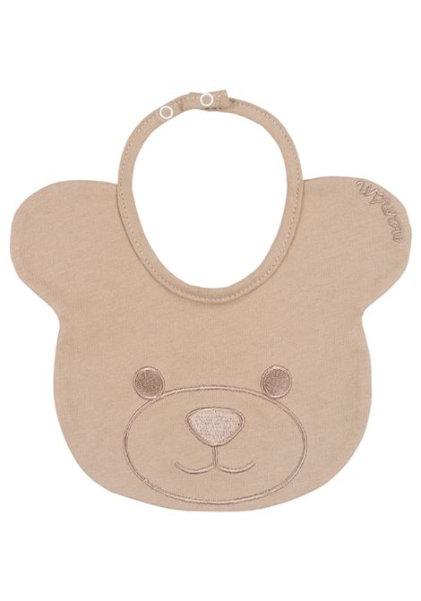 Bavaglino neonato beige in cotone NANAN | E25110BEIGE