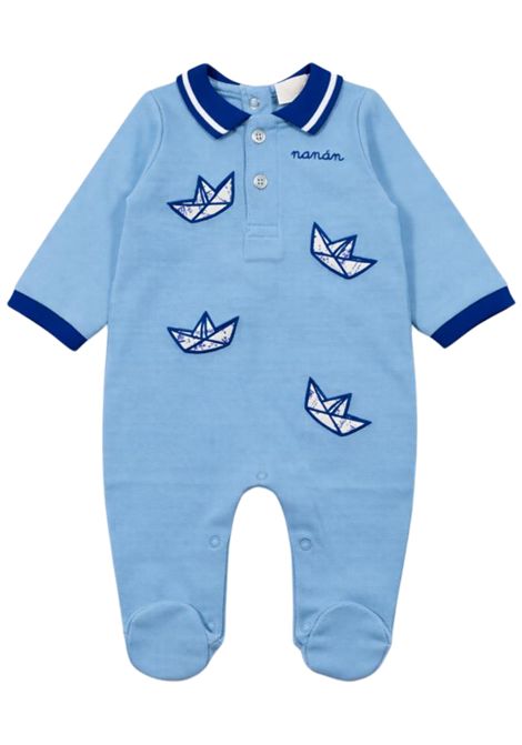 Tutina neonato cielo in cotone NANAN | E25128CIELO