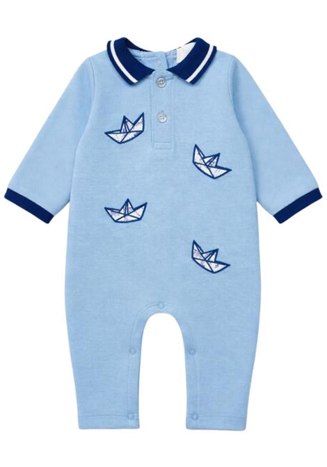 Tutina neonato cielo in cotone NANAN | E25129CIELO